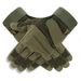 Tactical Gloves For Men - Military Fingerless Gloves, Anti-Slip & Durable Riding Gloves, Outdoor Sports Gloves (Black, Army Green, Khaki - M/L/XL)_desvips.com