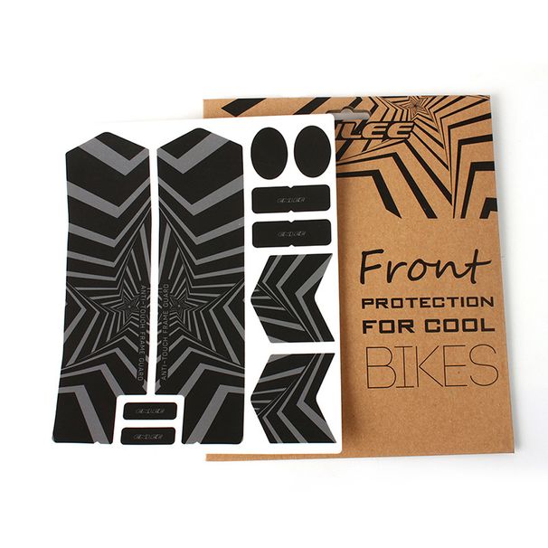 3D Reflective Stickers Mountain Bike Bicycle Protection Fork Stickers Repeatable Waterproof Film_desvips.com