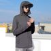 Unbeatable Quality Sunscreen Suit For Summer Ice Silk Elastic Breathable UV Resistant Jack, Men's And Women's Same Style Hooded Skin_desvips.com
