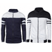 Men's Clothing new style, men's casual jackets, color matching fleece sweatshirts J02_desvips.com
