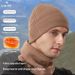 001 Cross-Border European And American Winter For Men, Cold-Proof Knitted Hat, New Adult Fleece-Lined Warm Versatile Outdoor_desvips.com