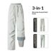 001 Outdoor Hiking Women, Three-in-One Fleece Liner, Detachable Windproof Waterproof Trekking Pants, Warm Pants For Men_desvips.com