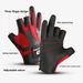 Outdoor Sports Autumn Winter Anti-Slip Three-Finger Fly Gear Wear-Resistant Fleece-Lined Fishing Gloves Wholesale_desvips.com