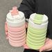 Simple Foldable Water For Girls Summer Student Portable Anti-drop Travel Outdoor Camping Retractable Silicone Cup_desvips.com