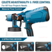 Cordless HVLP Paint Sprayer 18V Battery Powered For Fence Furniture Cabinets Walls No Battery Included DIY Home Painting Tools_desvips.com
