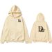 Autumn Hoodie Unisex Loose Fleece Street Style Sweatshirt Trendy Simple Solid Color_desvips.com