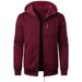 New Men's Sports Fitness Casual Sweatshirt Jackets Cardigan Hooded Sweatshirts Baseball Jacket_desvips.com