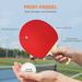 Tischtennisschläger Tischtennis Set Mit Four Tischtennisschlägern, Eight Tischtennisbällen Tragetasche Für Drinnen & Draußen_desvips.com