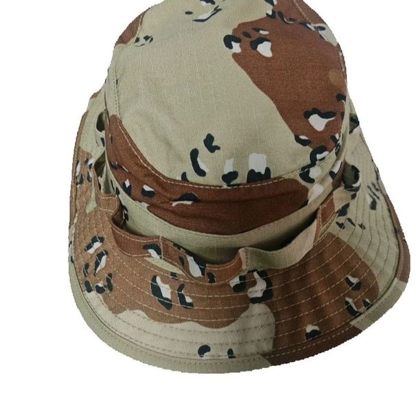 Outdoor Round Brimmed Hat With Six Color Chocolate Desert Camouflage, Suitable For Outdoor/fishing/hiking/hiking, Etc_desvips.com