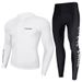 Korean Diving Sun Protection Swimsuit Sleeve Long Pants Quick-Dry Jellyfish Suit Snorkeling Surfing Set Men's Swimwear_desvips.com