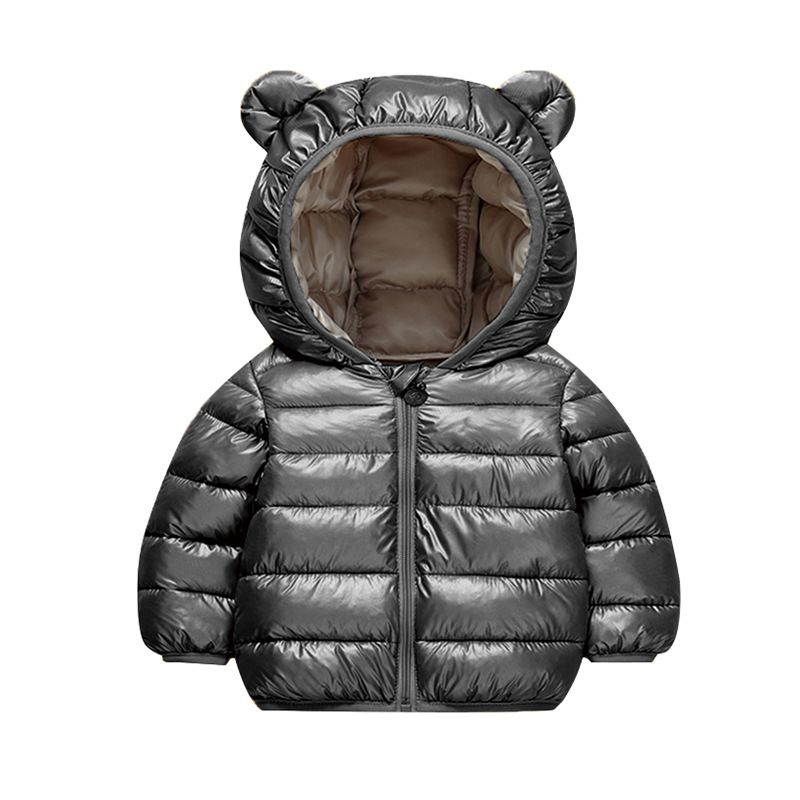 Cross-Border Jacket Spri Autumn Winter New Solid Coat Boys And Girls Candy Color Cute Stylish Children's Cotton_desvips.com