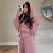 Salt Style Casual Sportswear For Women, Spring And Autumn Loose Slimming Hoodie Fashion Two-Piece Set_desvips.com