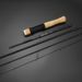 Four Section Portable Horse Mouth Rod UL Fine Tuned White Stripe Tackle Rod 4 Section Carbon Solid Gun Straight Handle Horse Mouth Rod_desvips.com
