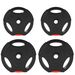 Juego De Discos Pesas De 4 Piezas 2x5 Kg 2x2,5 Kg Con Orificios De 2,5 Cm Para Entrenamiento Fitness En Hogar_desvips.com