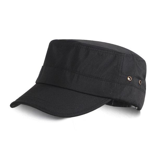 Men's Quick-Dry Baseball Cap - UPF 50+ Sun Protection Flat Top Hat (Lightweight & Breathable For Outdoor Sports)_desvips.com