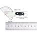 1pc,Mini Pocket Knife Keychain Set With Leather Sheath, Stainless Steel Blade Black Handle, Portable EDC Box Cutter_desvips.com