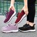 Women's shoes Breathable light comfortable casual shoes flying woven shoes_desvips.com