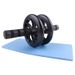 Men And Women's Household Small Sports Equipment Abdominal Muscle Body Shaping Abdomen Silent Abdominal Wheel Two Wheels_desvips.com