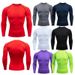 Men's Stretch Fitness Long Sleeve Shirt - Moisture Wicking Workout T-Shirt For Gym, Running & Outdoor Sports_desvips.com
