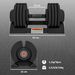 Mancuerna Ajustable 4 En 1 10 Kg Ajuste Rápido De Peso Con Base De Almacenaje Mango Antideslizante Para Gimnasio En_desvips.com