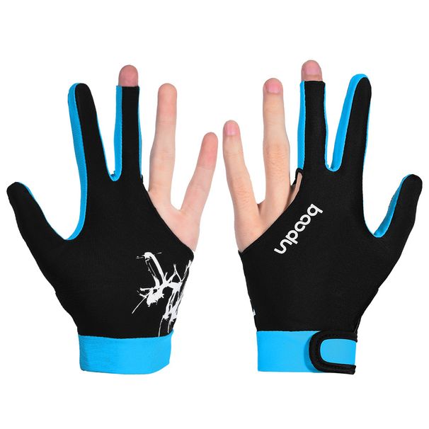 Burton Billiard Three-Finger Gloves For Men Women, Fingerless, Wearable On Left And Right Hands, Single Piece Pack_desvips.com