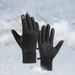 New Outdoor Sports Men's Fleece-Lined Touchscreen Warm Waterproof Cycling Gloves For Autumn And Winter_desvips.com