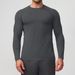 KOOSSOASIS Men's Seamless Sports Fitness Quick-Drying Breathable Long-Sleeve T-Shirt For Yoga Running Two-Tone Base Layer Top 7752_desvips.com