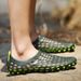 Breathable Wading Men, Summer Outdoor Amphibious Quick-Dry Non-Slip Fishing Rafting Shoes, Perforated Beach Shoes For_desvips.com
