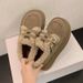 Women's 2024 New Winter And Warm Women's Shoes With Plush Fabric, Internet Famous Super Hot Cotton Shoes, Thick Soled_desvips.com