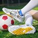 Soccer Boys And Girls TF Broken Primary School Students Teenagers Long Nails Children's Lawn Combat Training Shoes_desvips.com