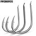 Luya Maruyo Crooked Mouth With Barbs Sea Fishing String High Carbon Steel Plate Bulk Fish Hooks 100pcs/Bag_desvips.com