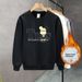 Trendy Autumn Winter Printed Long Sleeve Sweatshirt New Fleece Round Neck Men's Fashion Loose Casual Top_desvips.com