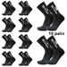10Pairs Men Women Non Slip Grip Socks Tailored For Soccer Cycling Hiking Shockproof And Elastic_desvips.com