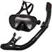 Popular Unisex And Snorkel Set, Fully Dry Silicone Diving Mask, Swimming Goggles_desvips.com