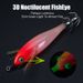 LEYDUN Luminous Eye Horizontal Jig Wood Squid BKK Hook 14pcs/Set Lures Cuttlefish Shrimp Baits_desvips.com