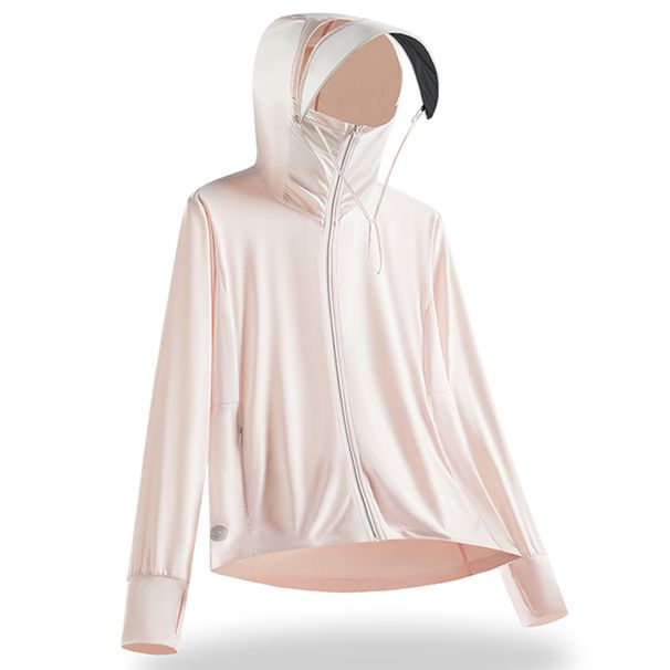 Couple's Ice Silk Jacket For Summer, Ultra-thin, Breathable, UV-Protective, Foldable And Portable, Unisex Sunscreen Coat_desvips.com