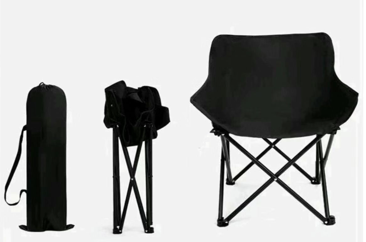 Camping Picnic Art Sketching Chair Portable Lightweight Fishing Stool Outdoor Moon Recliner Folding Bed_desvips.com
