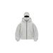 Koossoasis New Masked Design Double-layer Hooded Zipper Sweater Jacket Loose Street Men And Women, Couples_desvips.com