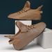 MAEDEF Mens Casual High Quality Lightweight Running Man Sneakers Lace Up Flats Shoes Male Outdoor Sports Tennis Shoe_desvips.com