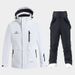 Kuangjian Waterproof Ski Suit Set For Men & Women – Windproof Snowboarding Jacket & Pants | Thermal Winter Sports Gear For Single_desvips.com