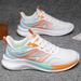 Spring Summer Couple Unisex Breathable Ultra-light Sports Student Soft Sole Running Fitness Shoes Travel Outdoor_desvips.com