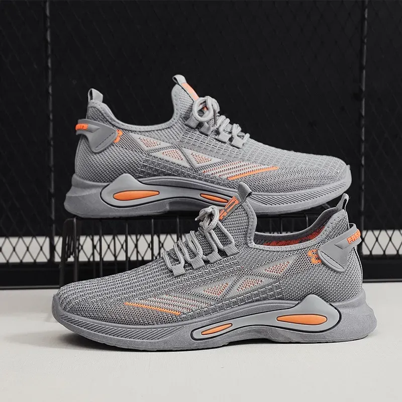 exclusive Sports New Mesh Student Breathable Fashion Trend Casual Soft Sole Running Shoes Free Shipping Lhshoe_desvips.com