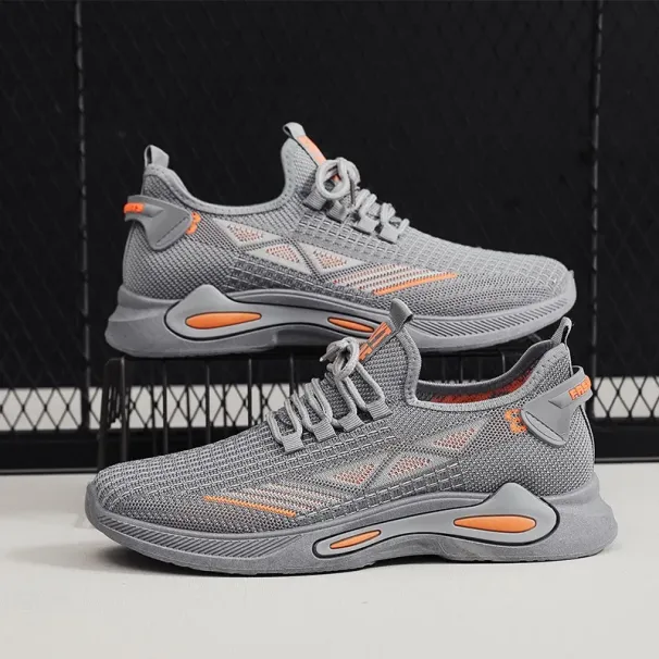 exclusive Sports New Mesh Student Breathable Fashion Trend Casual Soft Sole Running Shoes Free Shipping Lhshoe_desvips.com