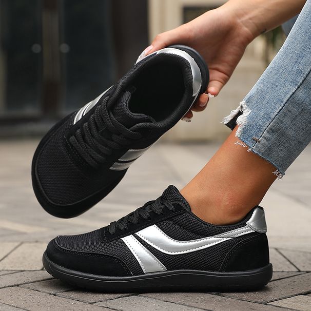 Minimalist For Women Casual Versatile Soft Sole Wide Last Shoes Summer Breathable Comfortable Barefoot Sneakers_desvips.com