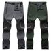 001 New Style Pants Men And Women, Fleece-Lined Thickened Winter Windproof Softshell Hiking Pants, Outdoor Clothing For_desvips.com