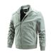 Men's Clothing Thin Jacket Spring and Autumn Coat Men's Large Size Casual Windbreaker Style_desvips.com