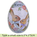New Small Easter Tin Peter Rabbit Egg Party Gift Candy Chocolate Packaging Box_desvips.com