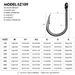 Evil Deep Boat Sea Sturgeon Catfish Giant Big Fish Iron Plate Fishing Hook 20 Pieces_desvips.com