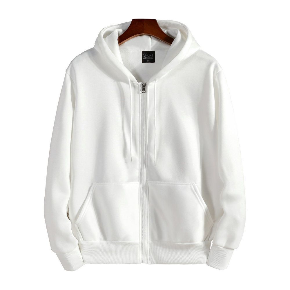 Autumn Winter Zipper New Hoodie Unisex Casual Sports Drop Shoulder Sweatshirt Wholesale Loose Plus Size_desvips.com