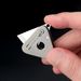 Titanium Alloy Triangular Mini Folding Sharp Pocket Knife, Portable Keychain Knife For Opening Packages And Boxes_desvips.com